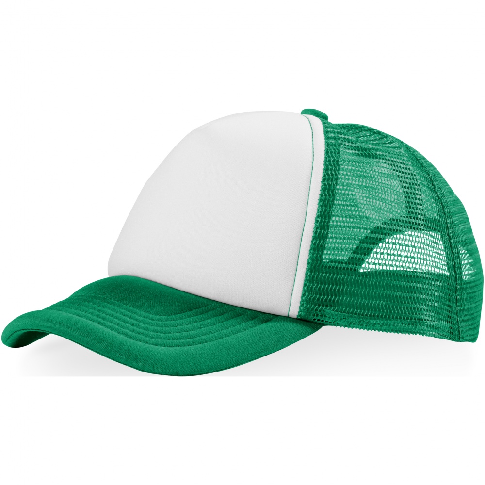 Logotrade promotional gift picture of: Trucker 5-panel cap, green