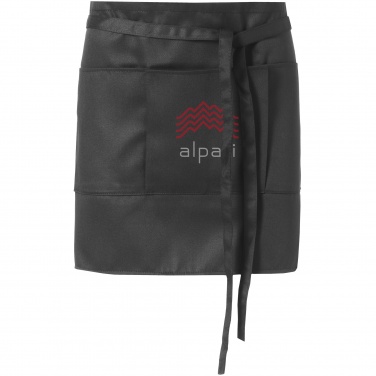 Logo trade promotional giveaway photo of: Lega short apron, black