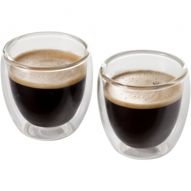 Logotrade promotional gift image of: Boda 2-piece espresso set, clear