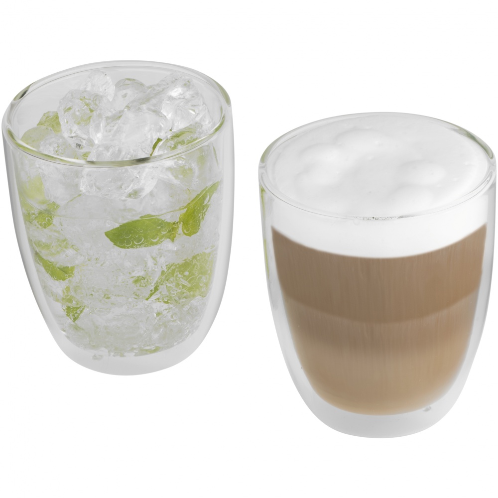 Logo trade promotional gifts picture of: Boda 2-piece glass set, clear