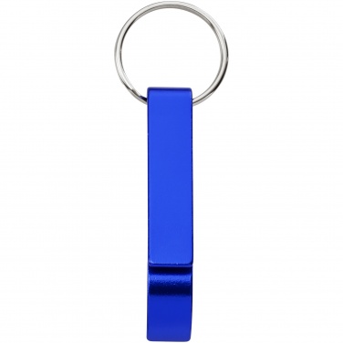 Logo trade promotional product photo of: Tao alu bottle and can opener key chain, blue