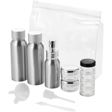 Logotrade advertising product picture of: Frankfurt airline approved alu travel bottle set