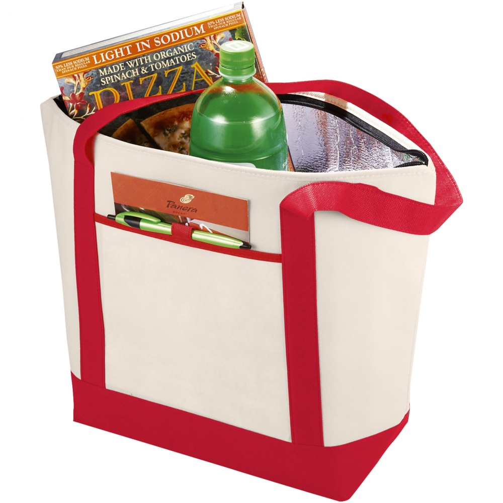 Logo trade promotional merchandise photo of: Lighthouse cooler tote, red