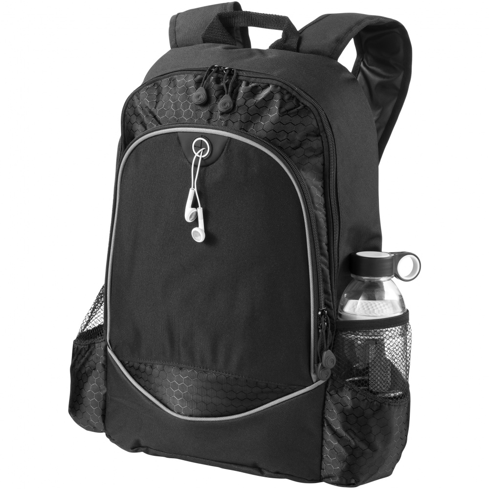 Logotrade business gift image of: Benton 15" laptop backpack, black
