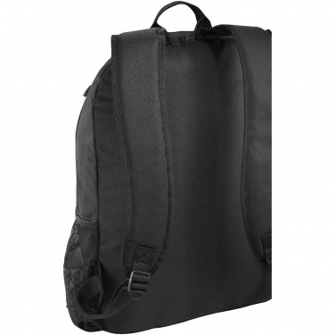 Logo trade promotional giveaway photo of: Benton 15" laptop backpack, black