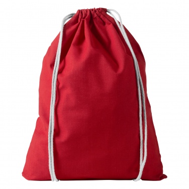 Logotrade promotional products photo of: Oregon cotton premium rucksack, red