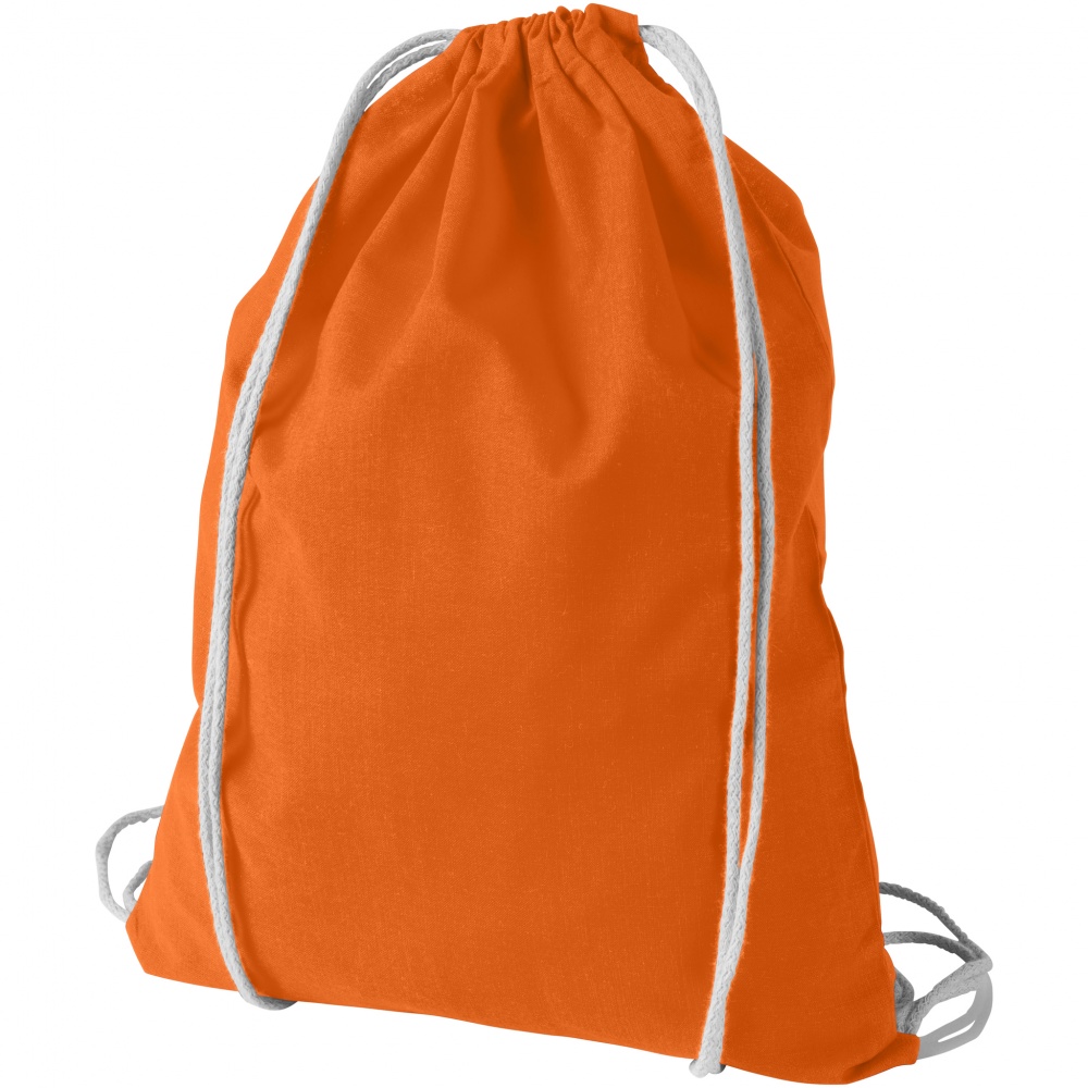 Logotrade promotional products photo of: Oregon cotton premium rucksack, orange