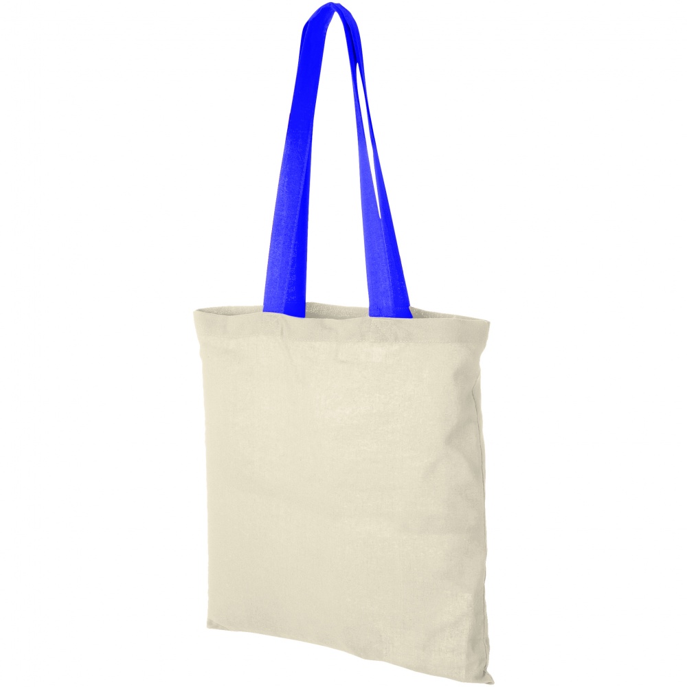 Logo trade promotional gifts picture of: Nevada Cotton Tote, light blue