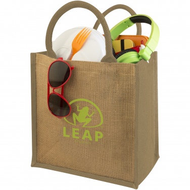 Logo trade promotional gifts picture of: Chennai jute gift tote, beige