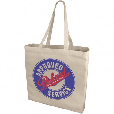 Logo trade promotional products image of: Odessa cotton tote, natural