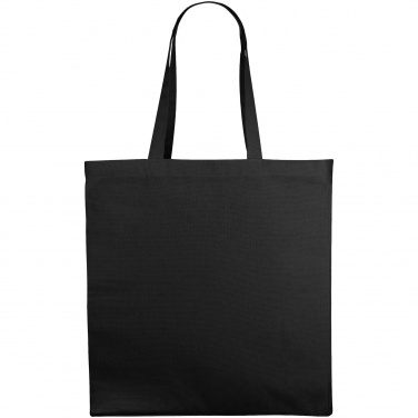 Logo trade promotional items image of: Odessa cotton tote, black