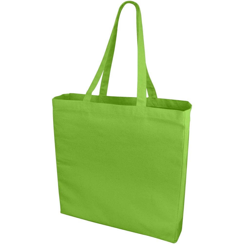 Logo trade promotional gift photo of: Odessa cotton tote, light green