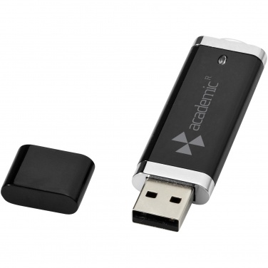 Logo trade advertising products image of: Flat USB 2GB