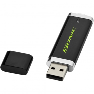 Logotrade promotional items photo of: Flat USB, 4GB, black