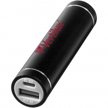 Logotrade promotional product picture of: Bolt alu power bank 2200mAh, black