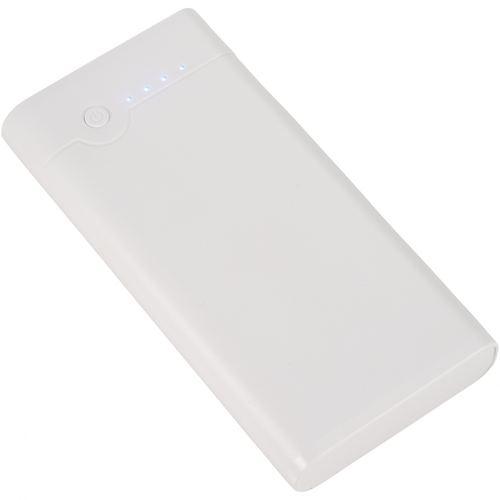 Logo trade promotional giveaways picture of: Relay 20000 mAh Power Bank, white