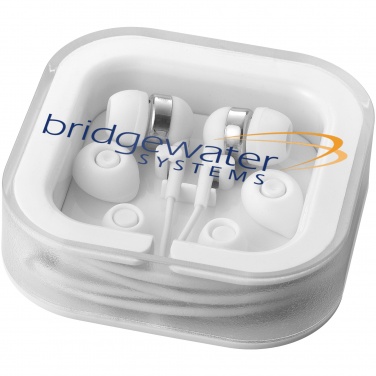 Logo trade promotional product photo of: Sargas earbuds with microphone