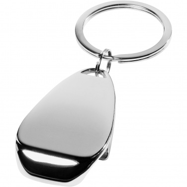 Logotrade corporate gift picture of: Bottle opener key chain, silver