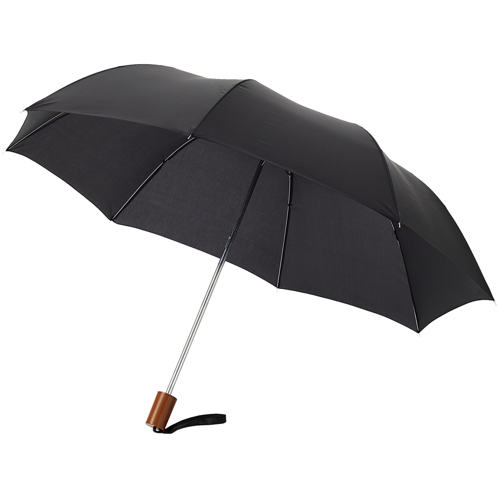 Logo trade promotional gifts picture of: 20" 2-Section Oho umbrella, black