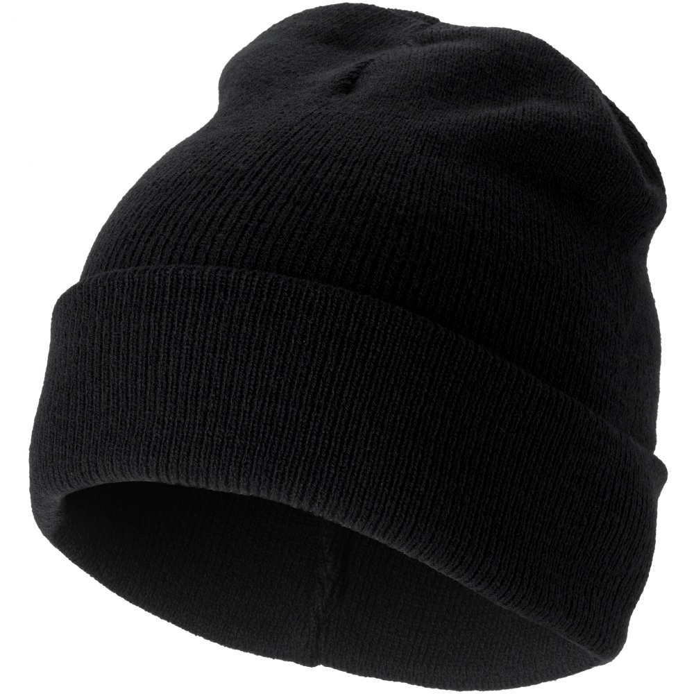 Logo trade promotional merchandise picture of: Irwin Beanie, black
