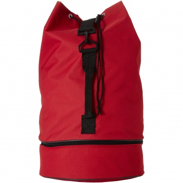 Logo trade promotional giveaways image of: Idaho sailor duffel bag, red