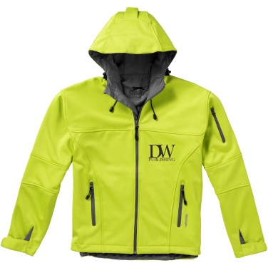 Logo trade advertising products picture of: Match softshell jacket, light green