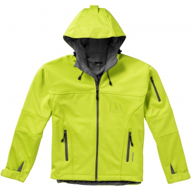 Logotrade promotional product image of: Match softshell jacket, light green