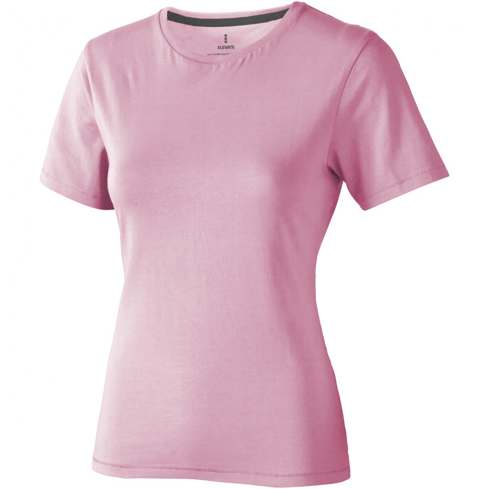 Logotrade business gift image of: Nanaimo short sleeve ladies T-shirt, light pink