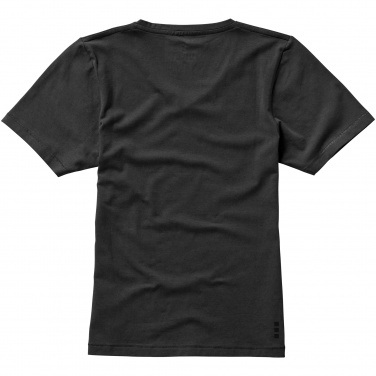 Logo trade promotional merchandise picture of: Kawartha short sleeve ladies T-shirt, dark grey