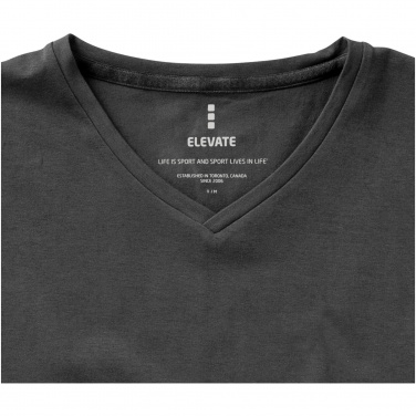 Logotrade promotional gift image of: Kawartha short sleeve ladies T-shirt, dark grey