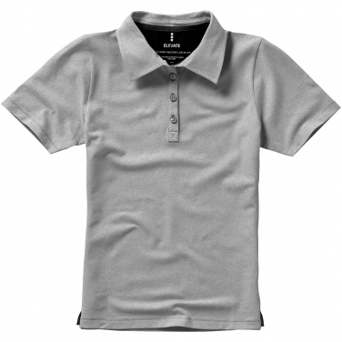 Logo trade promotional giveaways picture of: Markham short sleeve ladies polo