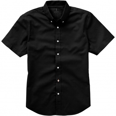 Logotrade promotional gift image of: Manitoba short sleeve shirt, black