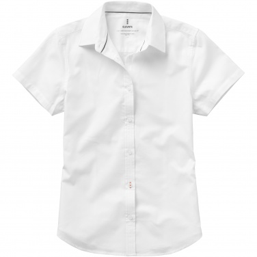 Logotrade promotional merchandise picture of: Manitoba short sleeve ladies shirt, white