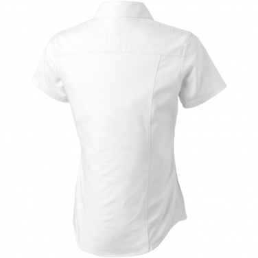 Logo trade promotional product photo of: Manitoba short sleeve ladies shirt, white