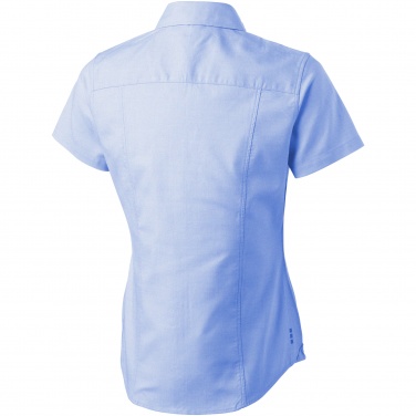 Logotrade promotional merchandise image of: Manitoba short sleeve ladies shirt, light blue