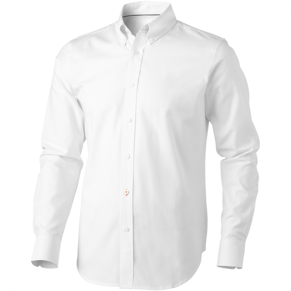 Logo trade promotional gifts picture of: Vaillant long sleeve shirt, white
