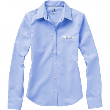 Logotrade promotional giveaway image of: Vaillant long sleeve ladies shirt, light blue