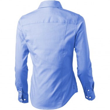 Logo trade business gift photo of: Vaillant long sleeve ladies shirt, light blue