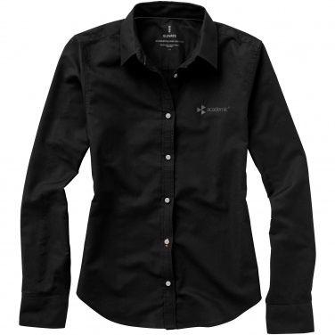 Logotrade promotional gift image of: Vaillant long sleeve ladies shirt, black