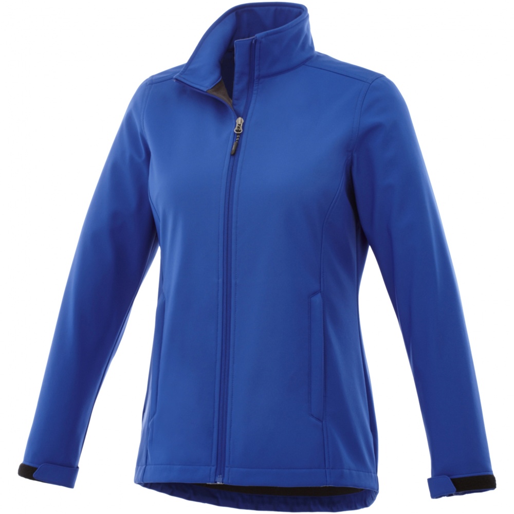 Logo trade promotional product photo of: Maxson softshell ladies jacket, blue