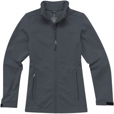 Logotrade promotional giveaway picture of: Maxson softshell ladies jacket, grey