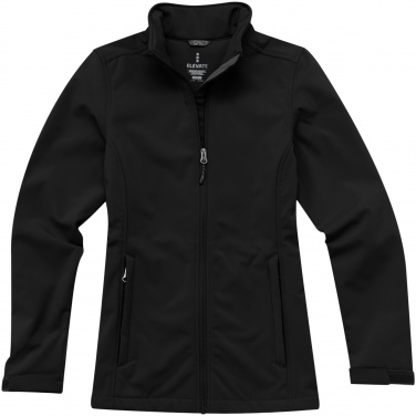 Logotrade promotional gift picture of: Maxson softshell ladies jacket, black