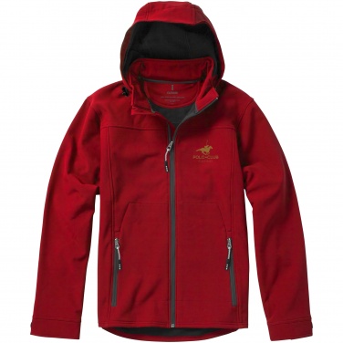 Logotrade promotional giveaway image of: Langley softshell jacket, red