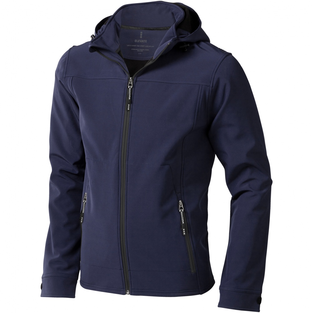 Logotrade business gift image of: Langley softshell jacket, navy