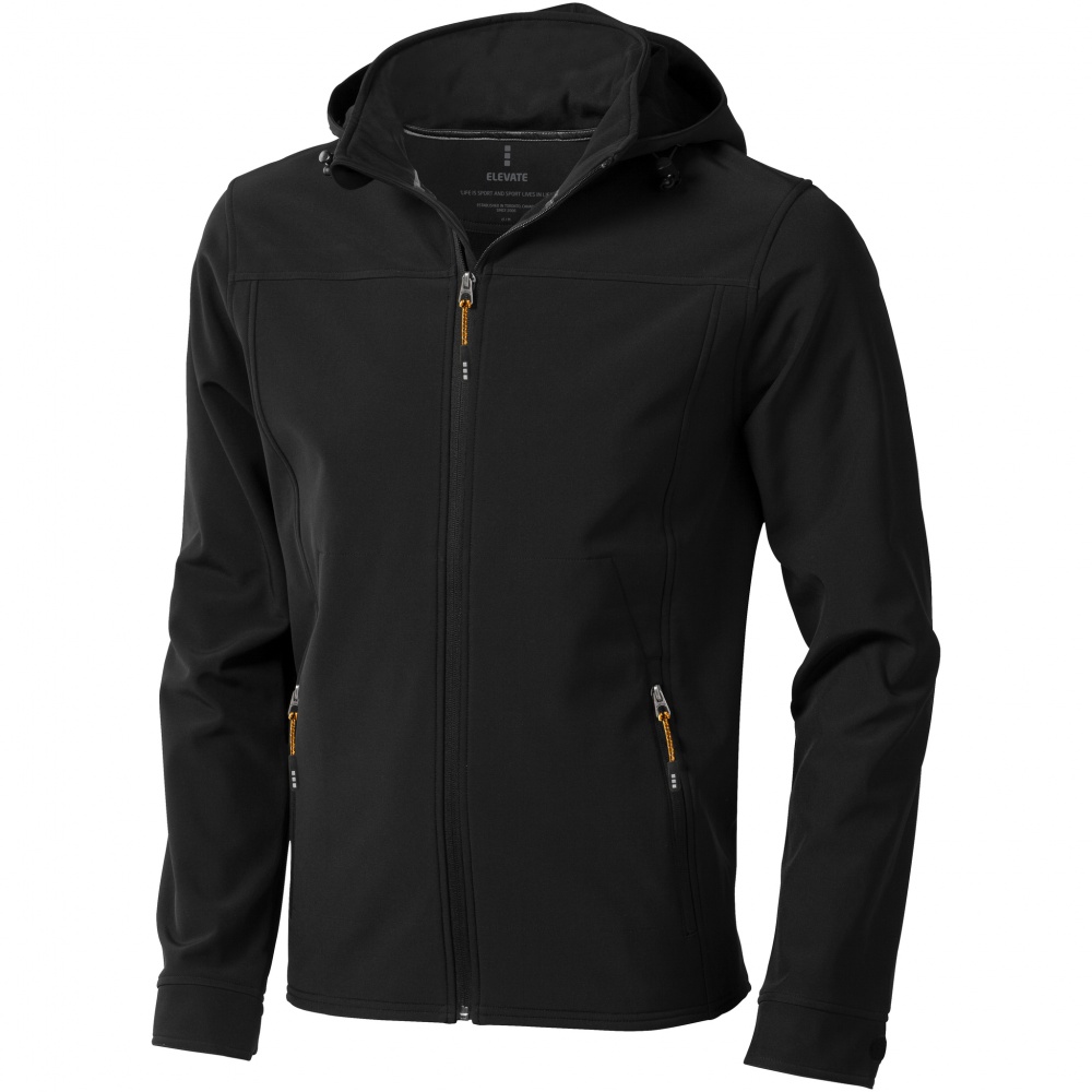 Logotrade business gifts photo of: Langley softshell jacket, black