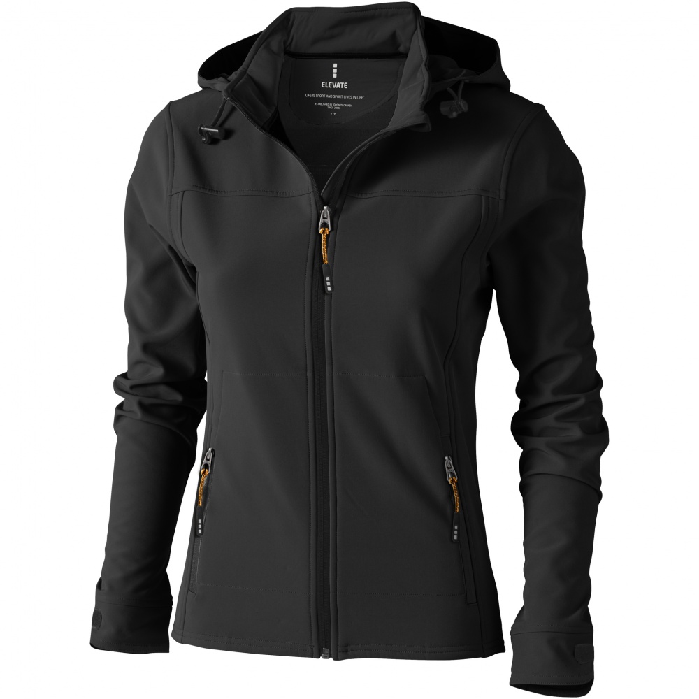 Logotrade promotional product image of: Langley softshell ladies jacket, dark grey
