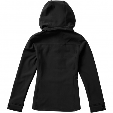 Logo trade promotional gift photo of: Langley softshell ladies jacket, black