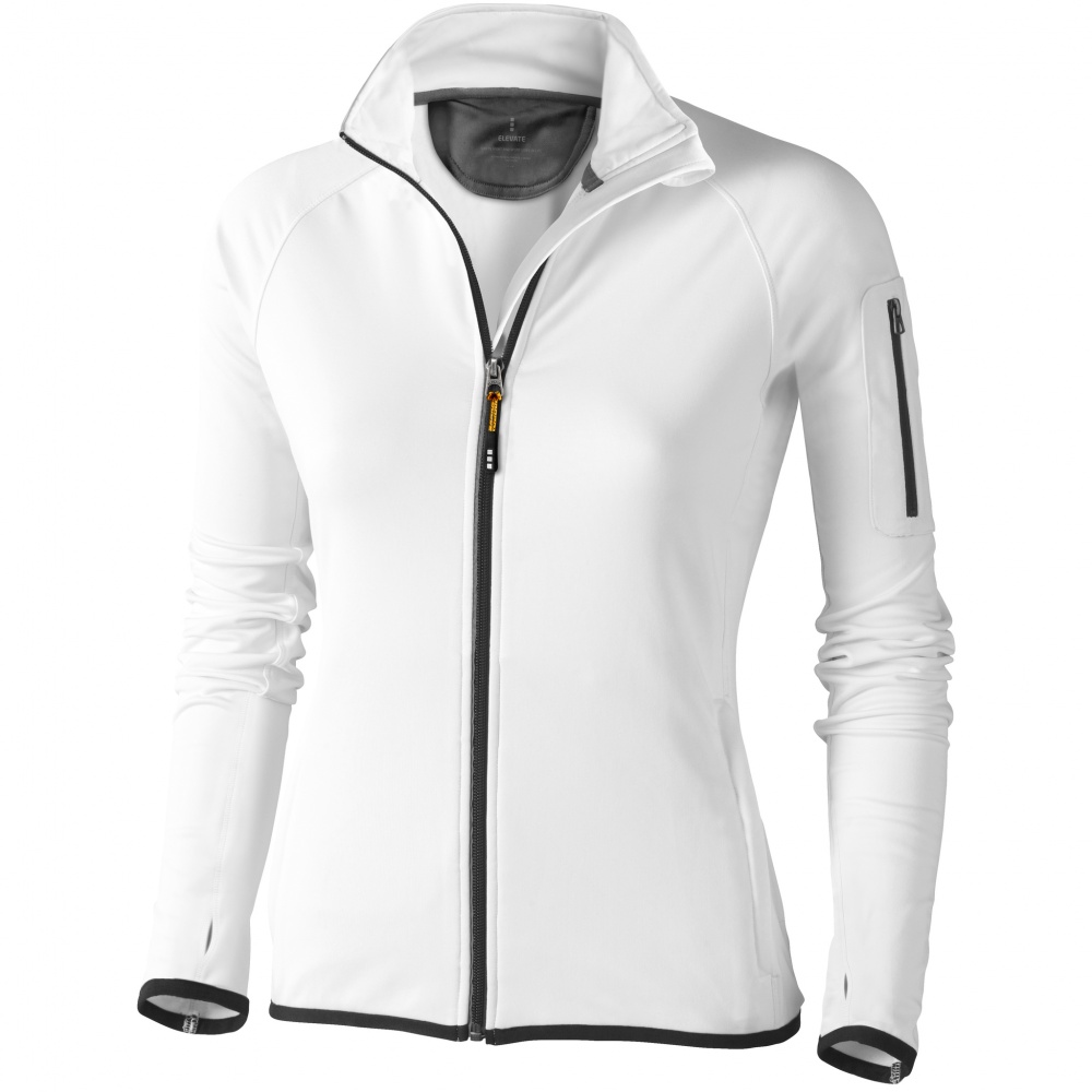 Logotrade promotional gift image of: Mani power fleece full zip ladies jacket