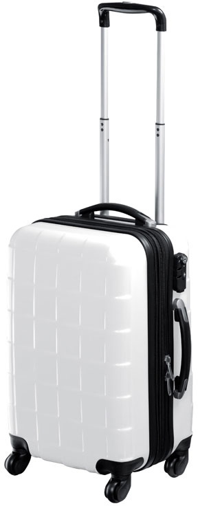 Logo trade promotional products image of: CrisMa Suitcase, white