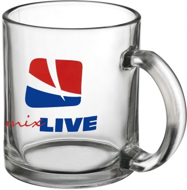 Logotrade business gift image of: Glass mug, translucent